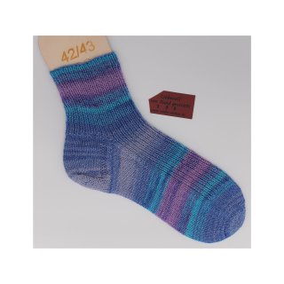 Handgestrickte Sneacker-Socken mit Baumwolle Gr. 42/43